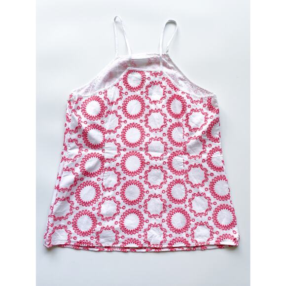 Women's Banana Republic Milly Collection Coral and White 2 Piece Set Size 14 - Picture 10 of 12